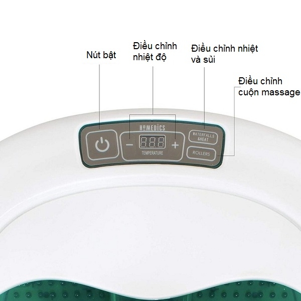Bồn ngâm chân massage HoMedics FB-650 cao cấp