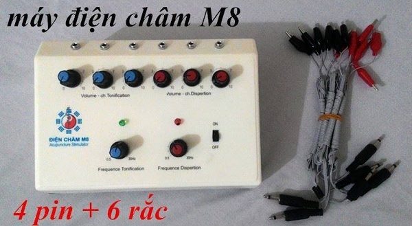 Máy điện châm M8 (6 cọc 12 kim) - Việt Nam