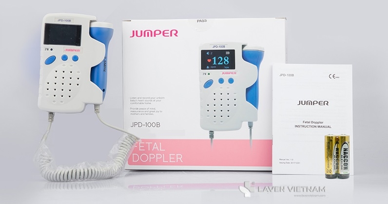 Máy đo tim thai Jumper hoàn hảo cho gia đình hoặc khi đi đường