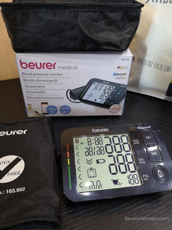Máy đo huyết áp bắp tay Beurer BM54 Bluetooth