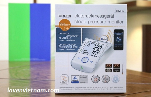 Máy đo huyết áp bắp tay Beurer BM85 Bluetooth