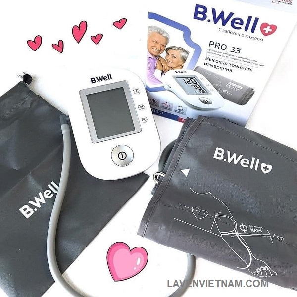 Máy đo huyết áp bắp tay B.Well PRO-33 (Thụy Sĩ)