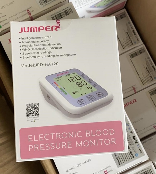 Máy đo huyết áp bắp tay Jumper JPD-HA120 (Bluetooth)