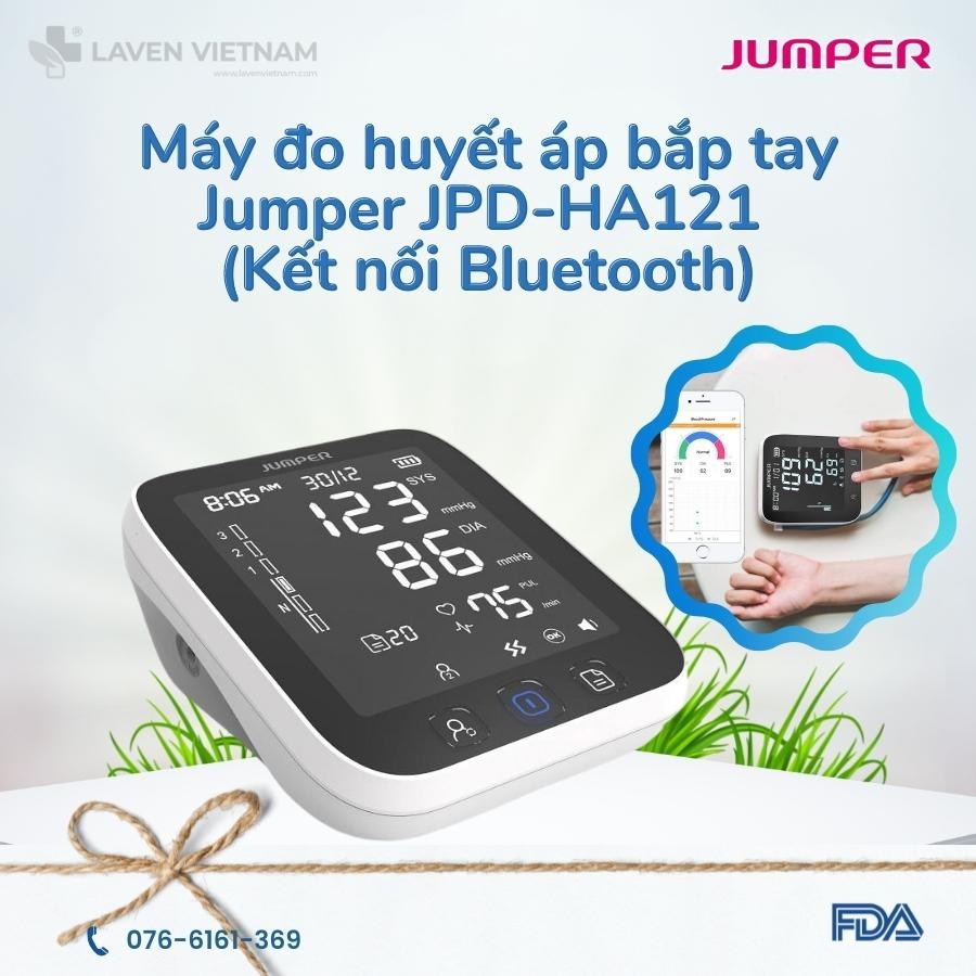 Máy đo huyết áp Jumper chính hãng bảo hành 5 năm