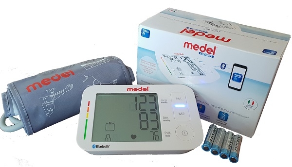 Máy đo huyết áp bắp tay Medel icare cho phép đo và theo dõi các giá trị huyết áp