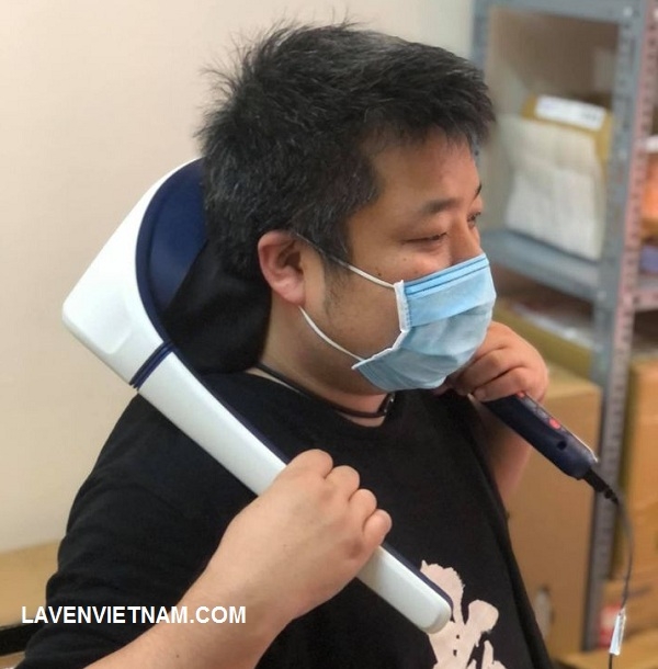 Máy massage cổ gáy Thrive MD-425 (Nhật) có chức năng nhiệt