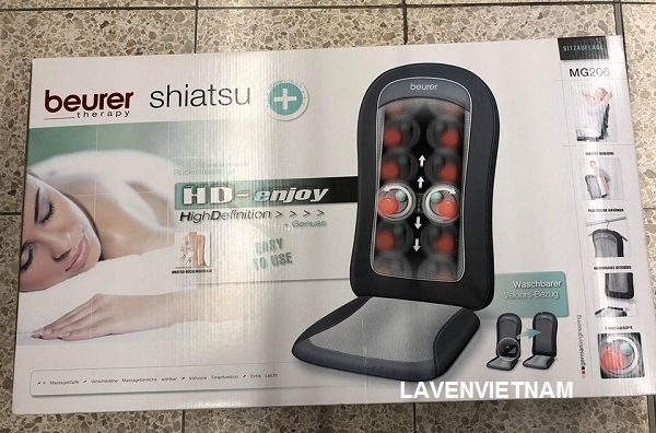 Hình ảnh hộp đựng sản phẩm Đệm ghế massage Beurer MG206 Shiatsu