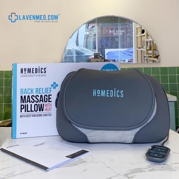 Gối massage HoMedics SP-100H-GB kèm nhiệt công nghệ Shiatsu 3D