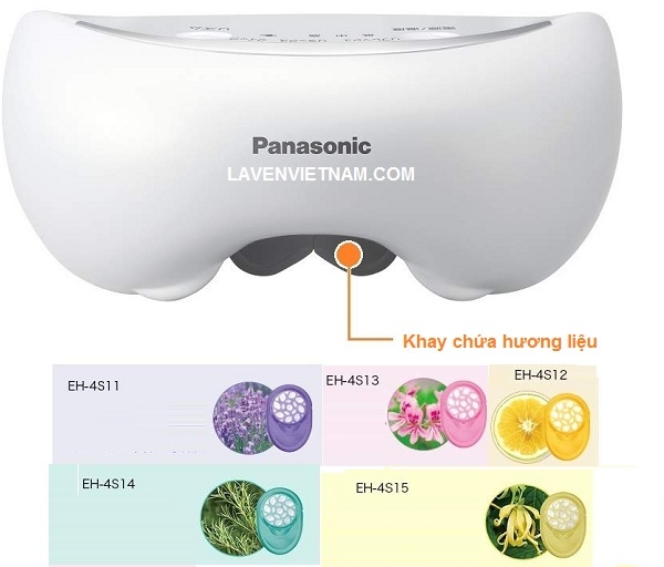 Máy massage mắt Panasonic EH-SW68 có ngăn chứa tinh dầu