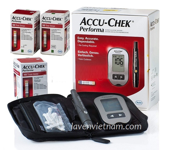 Que thử đường huyết Accu-Chek Performa (50 que)