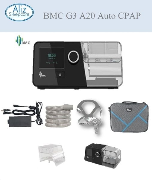 Máy trợ thở Auto CPAP BMC G3 A20 chủ động cho bệnh nhân quên thở khi ngủ