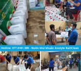 Thành phố Hồ Chí Minh trao tặng 1.300 lít nước khử khuẩn Anolyte chống dịch COVID-19