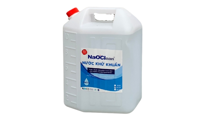 Nước Anolyte - Dung dịch khử khuẩn NaOClean - 10 lít