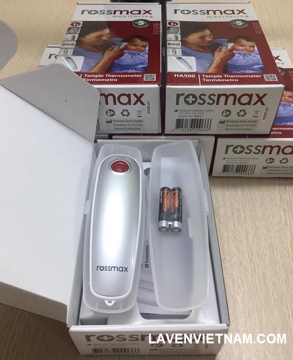Rossmax HA500 đo nhiệt độ trán và cơ thể không cần chạm da