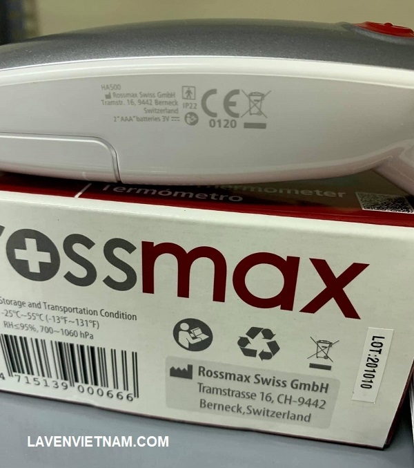 Nhiệt kế đo trán Rossmax được người tiêu dùng ưa thích vì độ chính xác và đo nhanh đến từ thương hiệu Thụy Sĩ