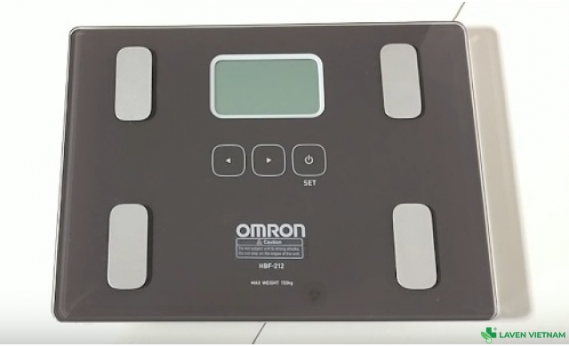 Cân đo lượng mỡ cơ thể Omron HBF-222T
