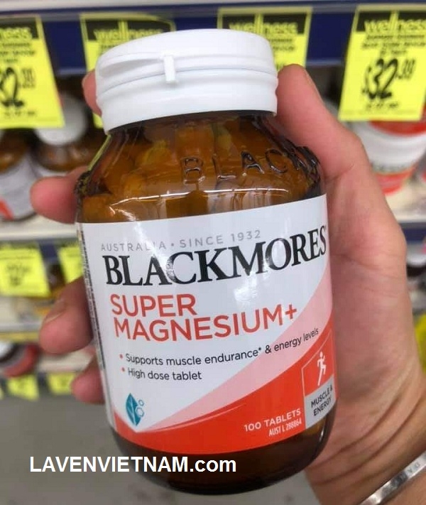Viên uống Blackmores Exercise Super Magnesium 100 viên