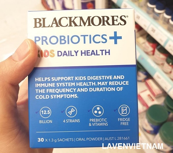 Men vi sinh Blackmores Probiotics Kids Daily 30 gói