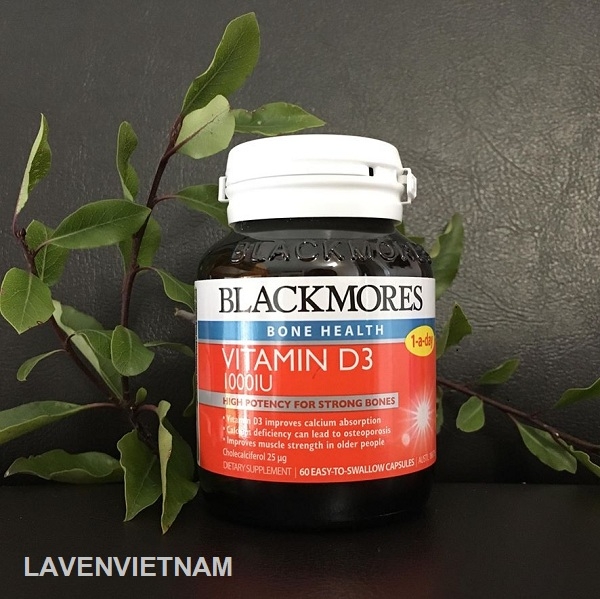 Bổ sung vitamin D3 Blackmores Vitamin D3 1000IU