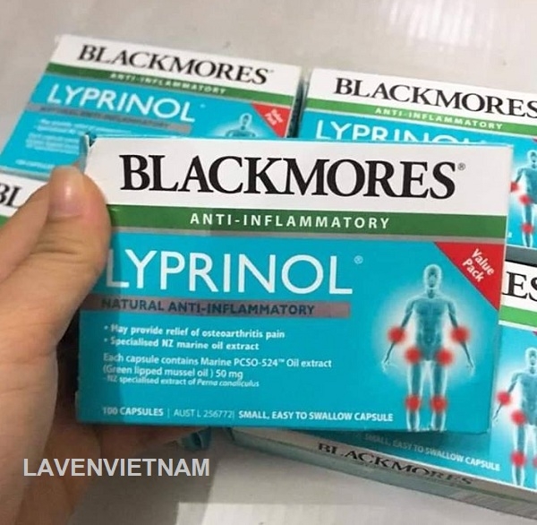 Viên uống chống viêm khớp Blackmores Lyprinol 100 viên