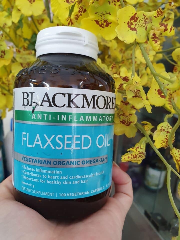 Dầu hạt lanh Blackmores Flaxseed Oil 1000mg 100 viên