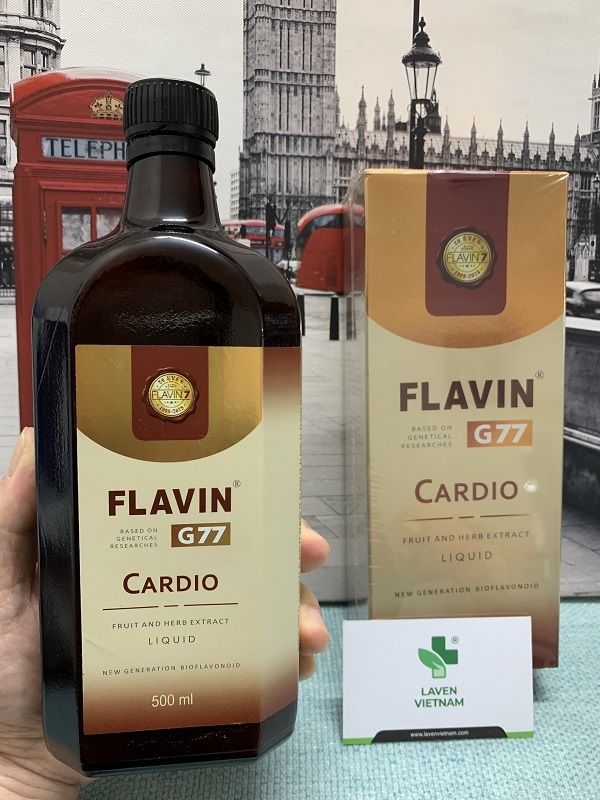 Flavin G77 Cardio 500ml có thể dùng trong 2 tháng với hàm lượng hấp thụ tinh chất cao