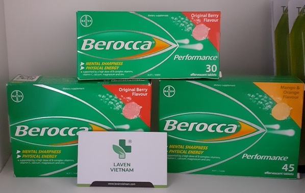 Viên sủi tăng đề kháng Berocca 30 viên (Vị dâu) - Úc
