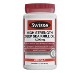 Dầu nhuyễn thể (dầu tôm) Swisse High Strength Deep Sea Krill Oil 1000mg 60 viên