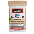 Swisse Kids Calcium + D3 - Viên uống bổ sung canxi và vitamin D3 cho trẻ em 50 viên